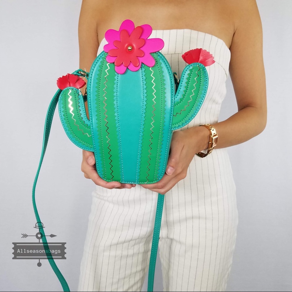 Kate spade new horizons cactus crossbody green bag - Picture 1 of 7
